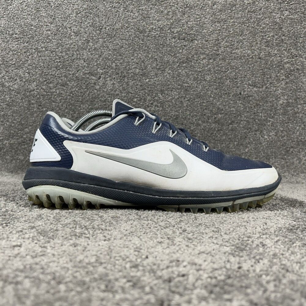 Nike Lunar Control Vapor 2 Thunder 899633-400 Mens Sz 11.5 Blue White Golf Shoes
